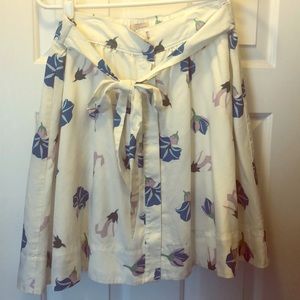 Super cute flowered skirt with bow!